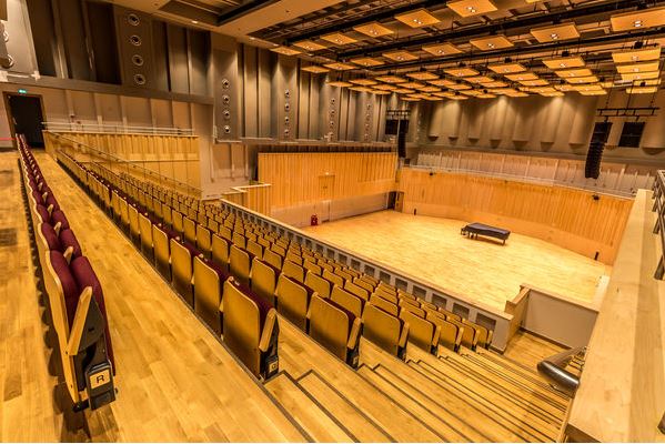Светильники Inpire в новом зале Шотландского Национального оркестра