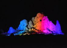 Фото SGM: Подсветка поверхности горы площадью 30 тысяч квадратных метров!