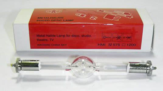 Фото HMI-575W Lexor лампа 2- электродная металлогалогенная лампа 575 Вт